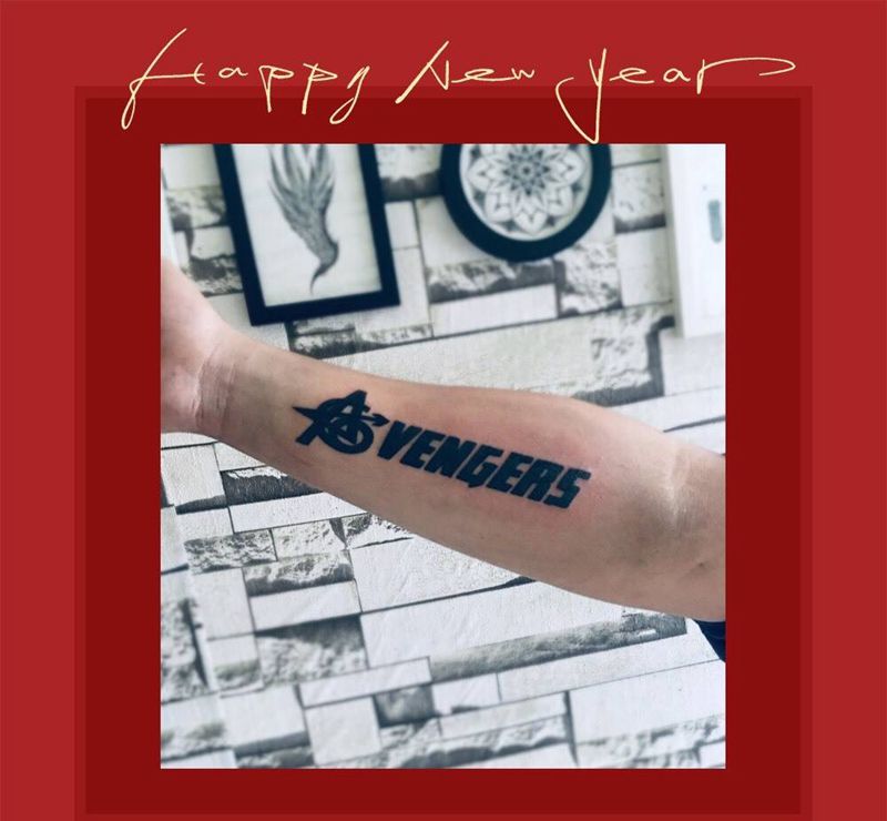 复仇者联盟纹身图片_手臂纹身图案