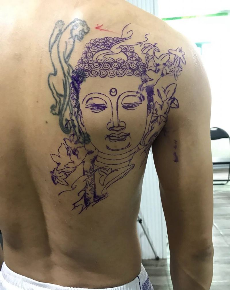 盖图，大日如來纹身图片