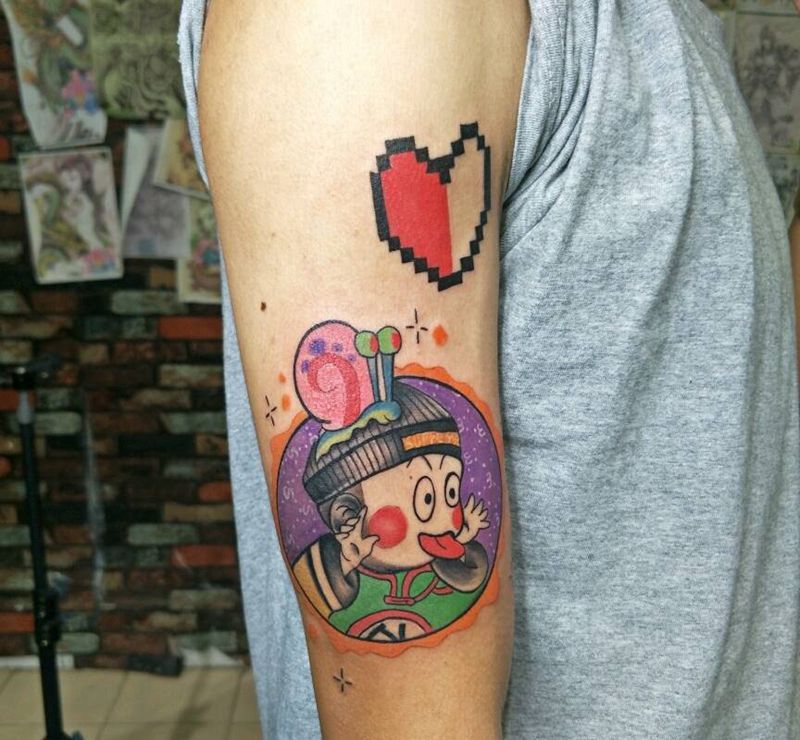 饺子纹身图片_手臂纹身图案