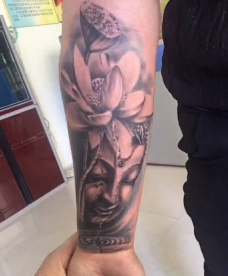 阿弥陀佛纹身图片