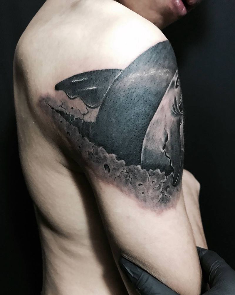 鱼，感谢信任纹身图片