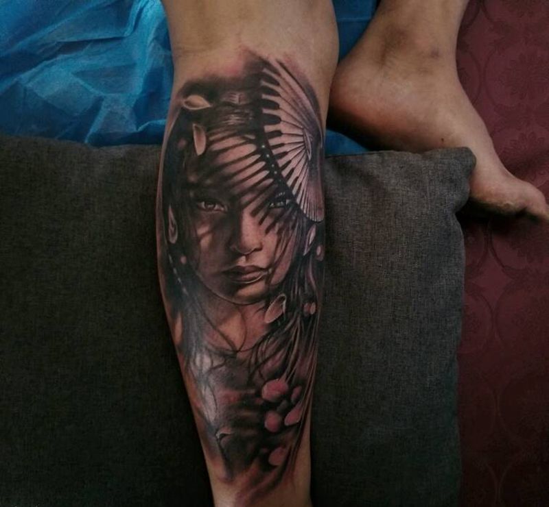 成都持刺青纹身图片