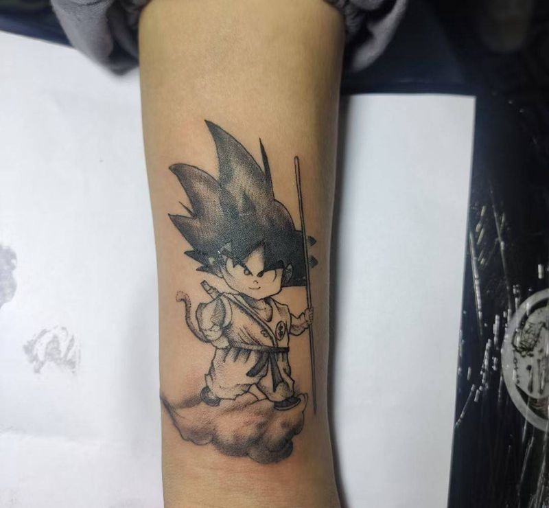 孙悟空纹身图片_手部New School新传统纹身图案