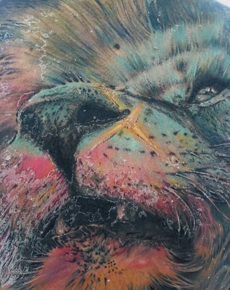 零皮损纹身图片