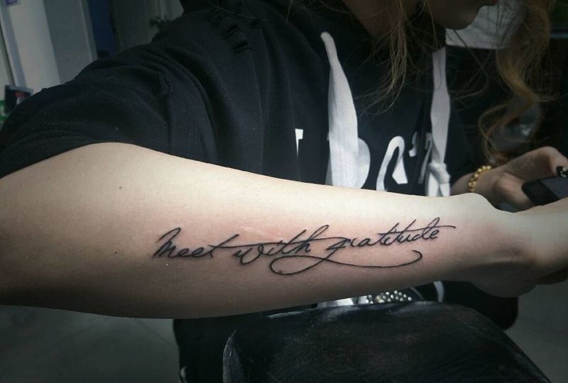 持刺青-欣作品纹身图片