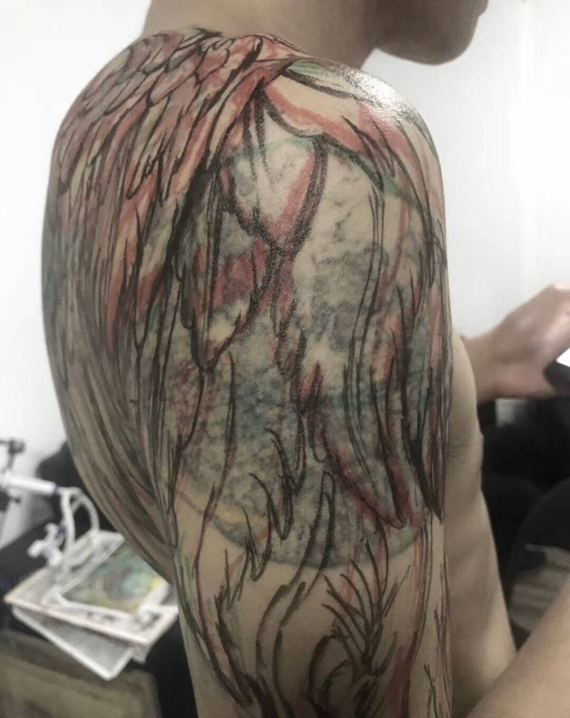 盖图完成纹身图片