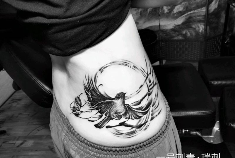 私人订制纹身图片_腰部纹身图案