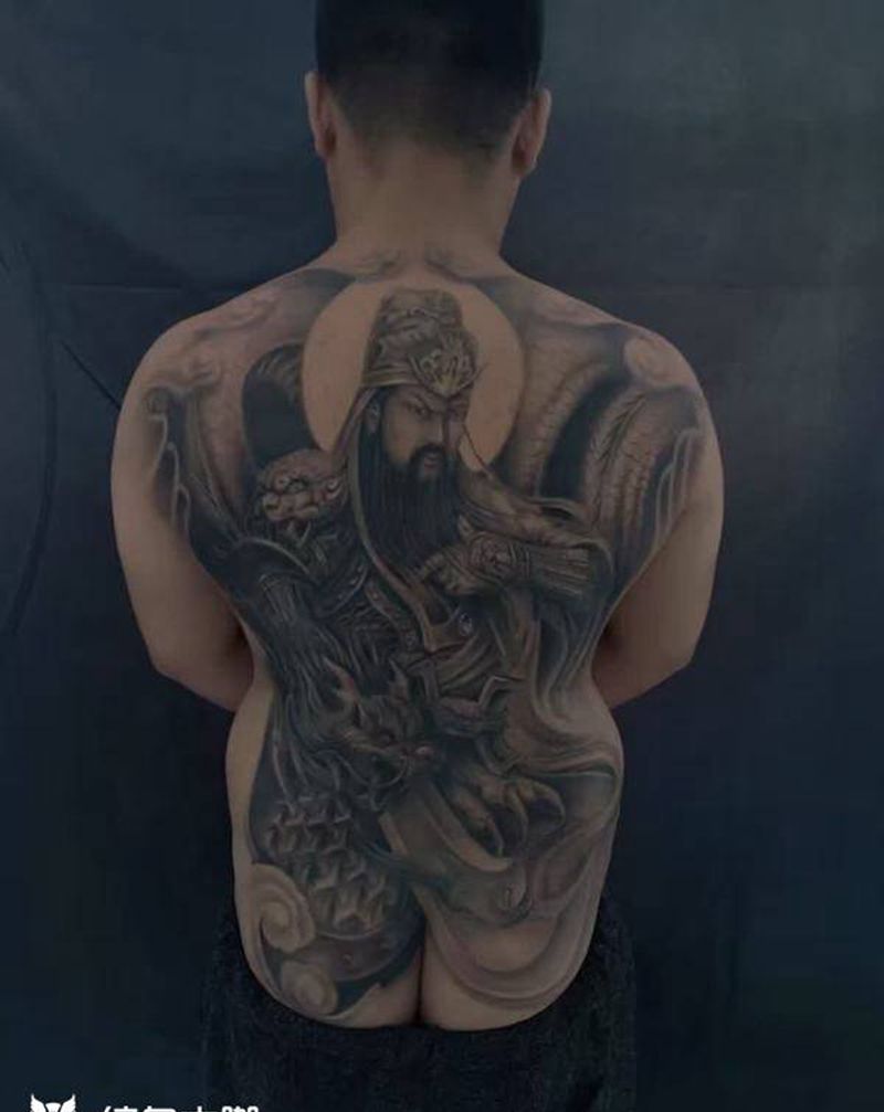 临摹师叔作品纹身图片