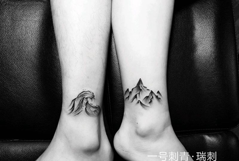 私人订制纹身图片_腿部纹身图案