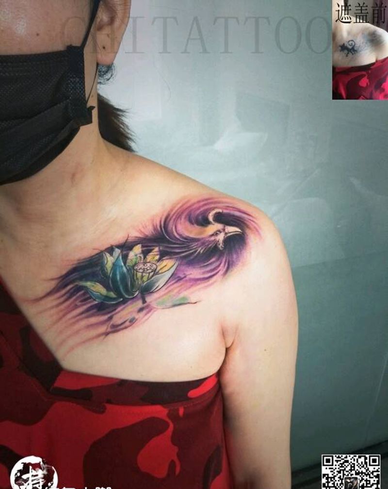 近期修改！还有未完成作品纹身图片