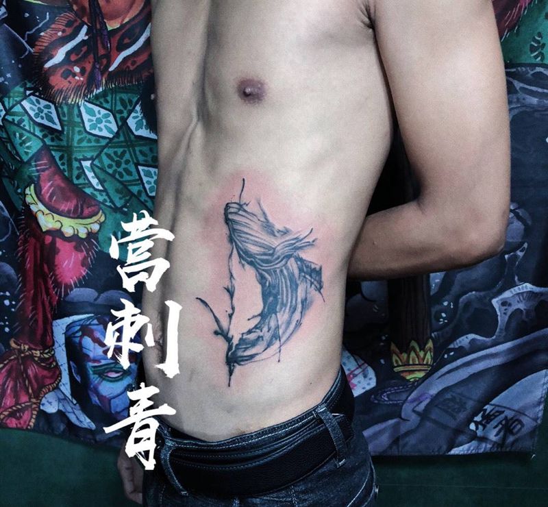 鲸鱼纹身图片