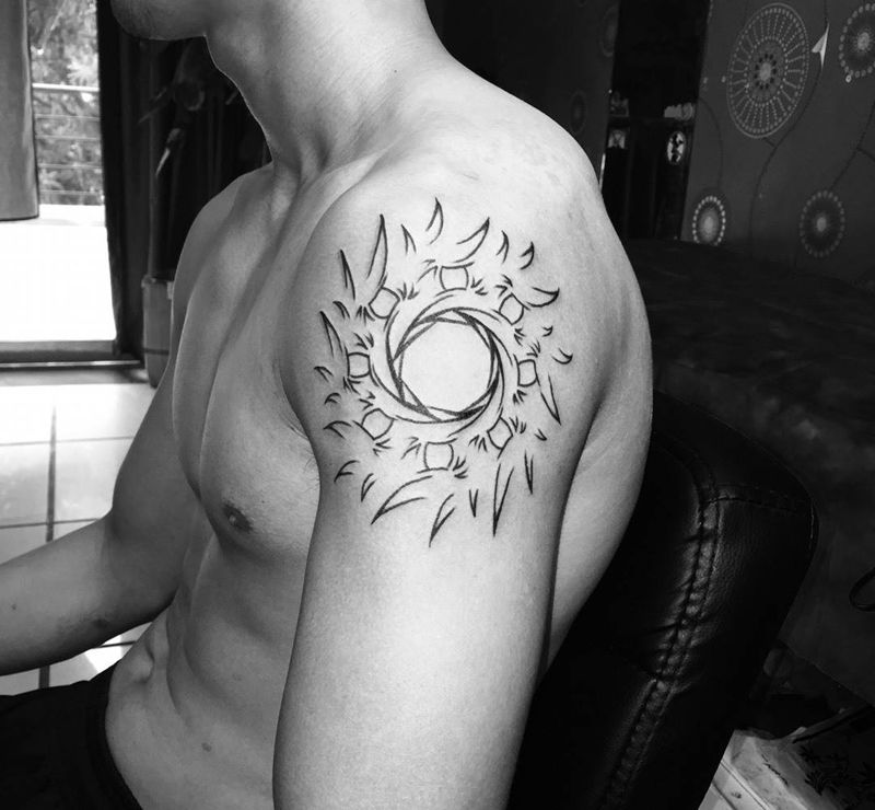 客人自带图纹身图片