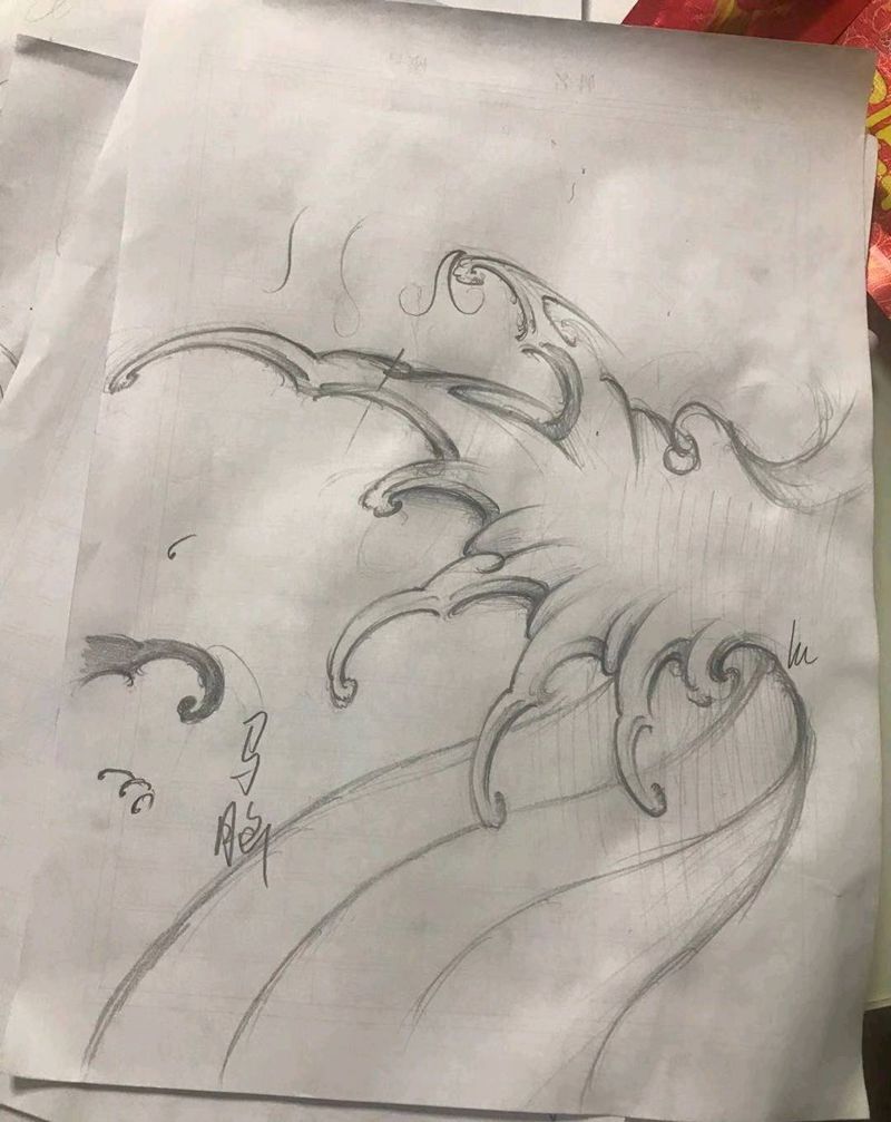 练习纹身图片_手部新传统纹身图案