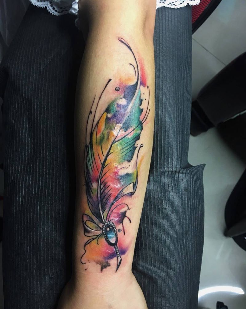 烟花遮盖纹身图片