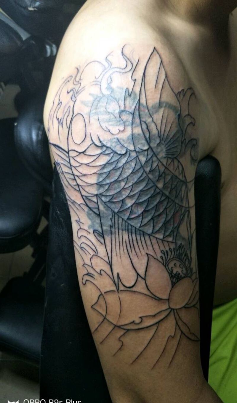 暴力遮盖纹身图片