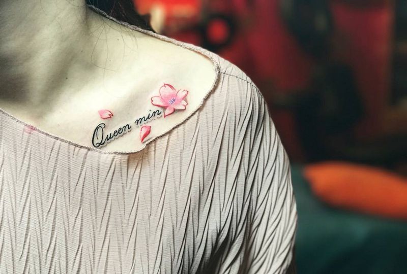 小清新纹身图片