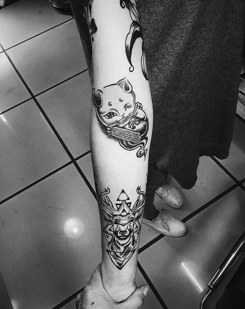 客人自带图纹身图片