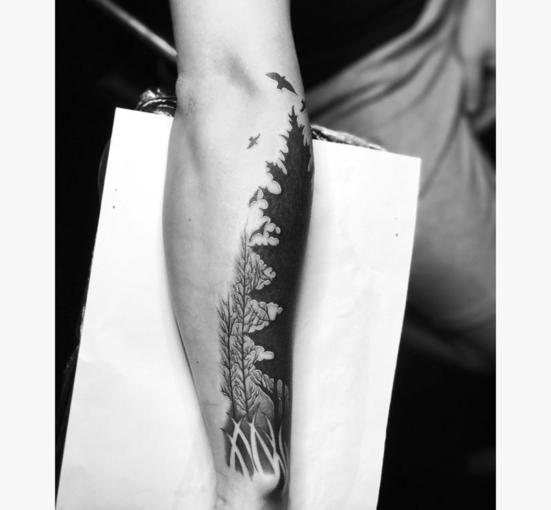 遮盖纹身纹身图片