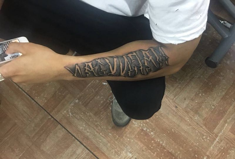 个性英文纹身图片