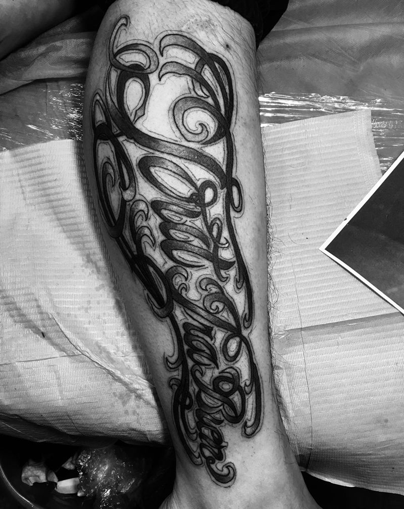 个性英文纹身图片