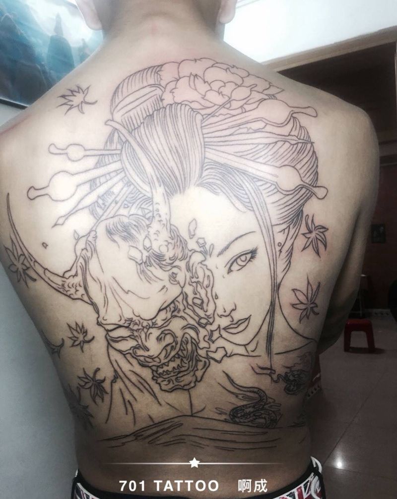 技艺般诺纹身图片