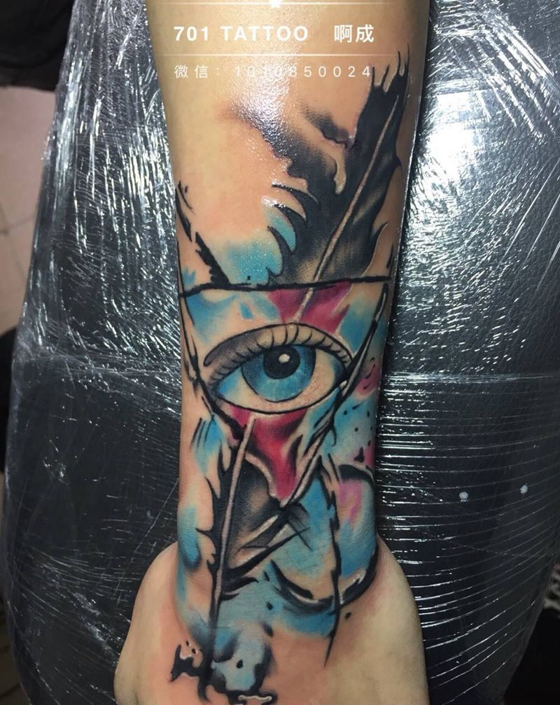 上帝之眼纹身图片