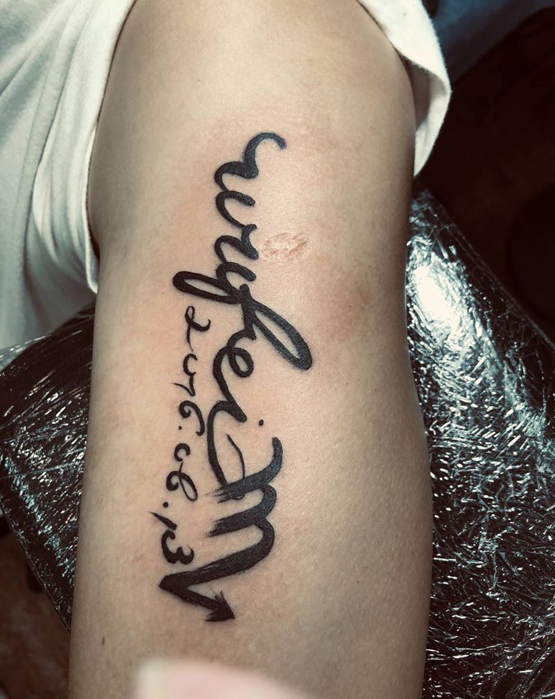 意义纹身图片_手臂纹身图案