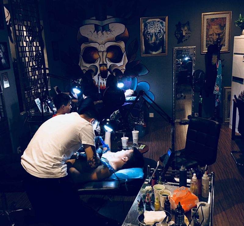 工作照纹身图片