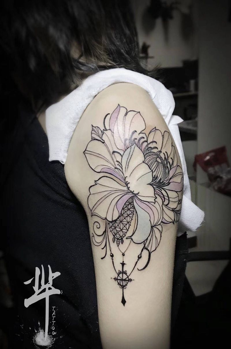 大图也能小清新啊纹身图片