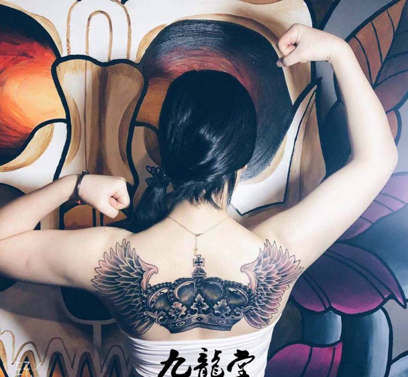 刚完,和恢复后纹身图片