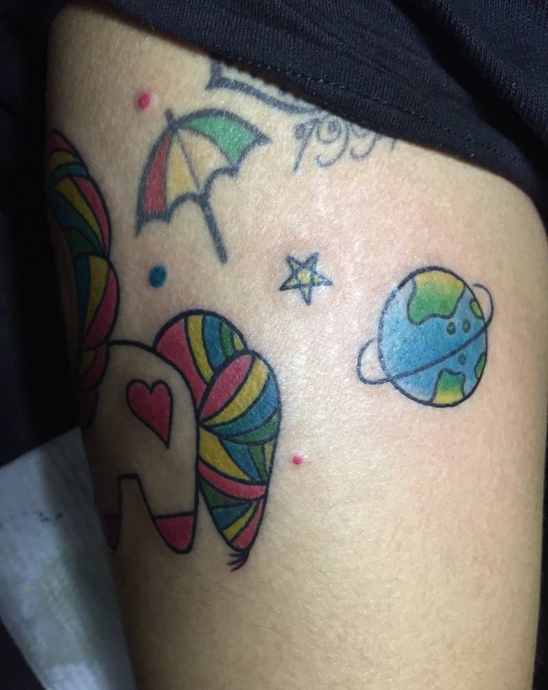 大美女的童真纹身图片