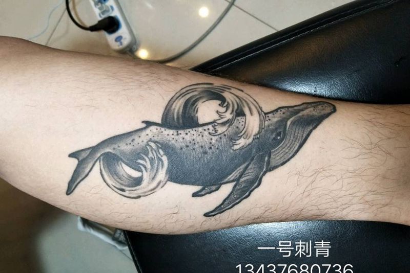 两年前作品，留色相当好纹身图片