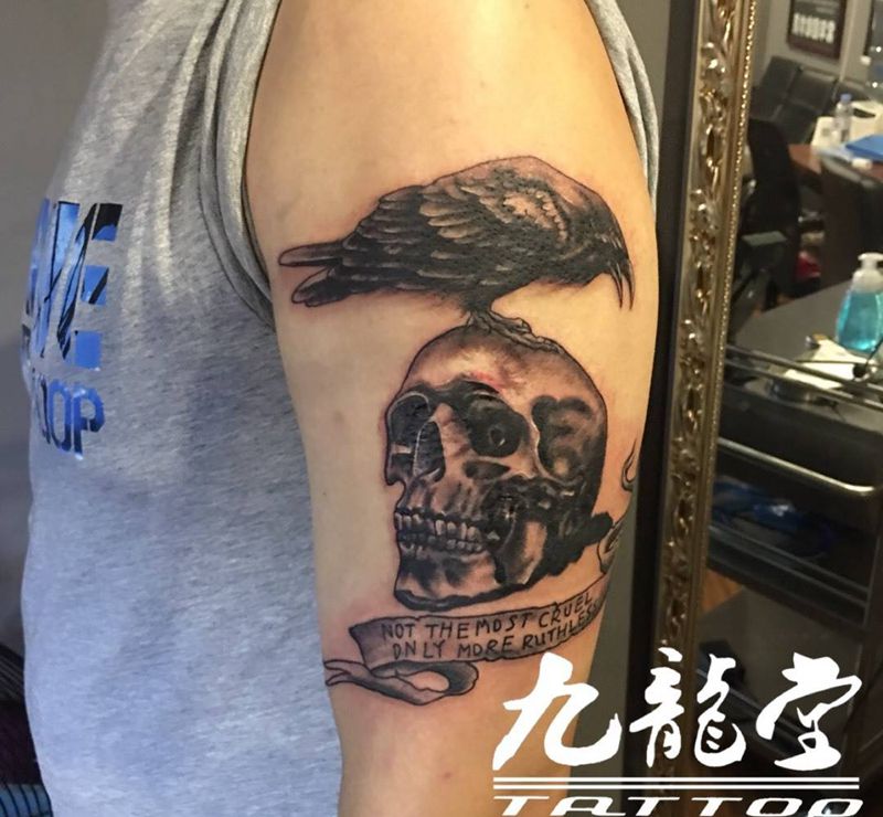 严重疤痕遮盖纹身图片