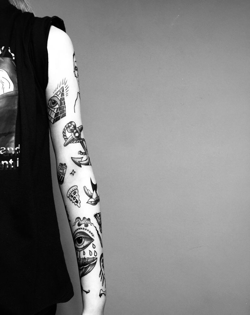 old school纹身图片