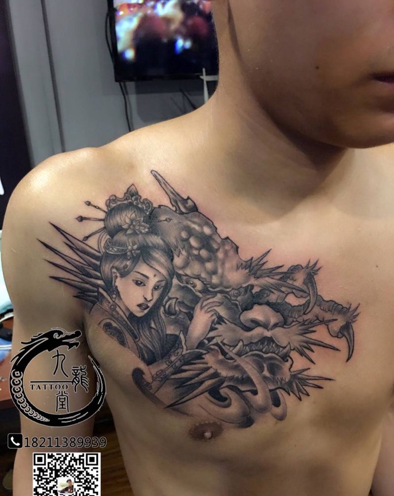 驻店作品纹身图片