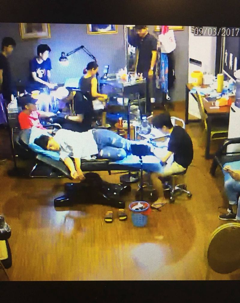 工作照纹身图片