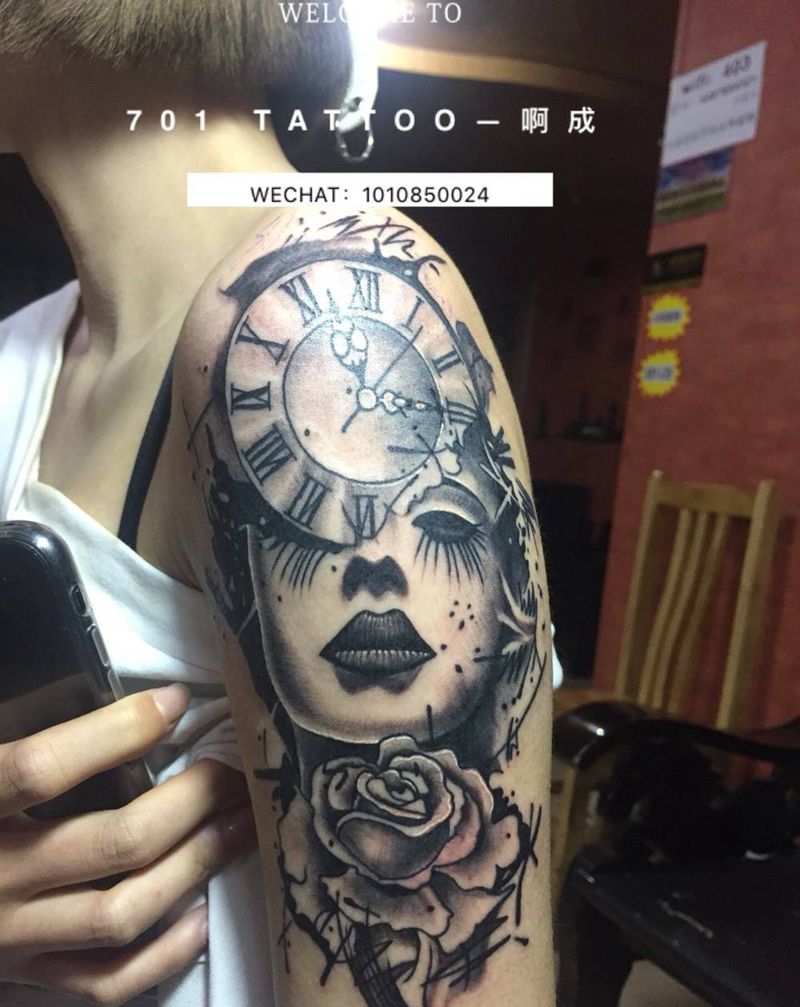 欧美风纹身图片