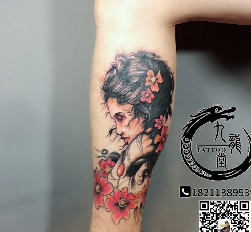 欧美女纹身图片