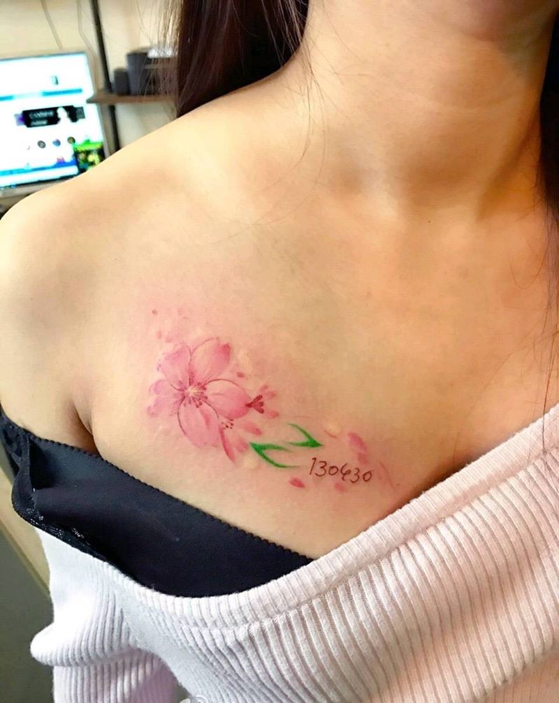 记念纹身图片_胸部字符原创成品纹身图案