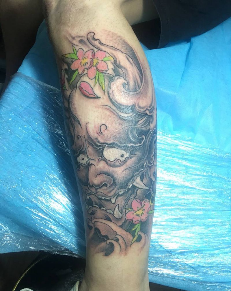 包小腿。纹身图片