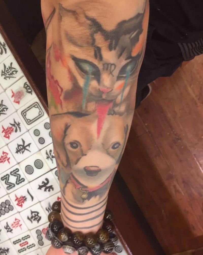 动物园纹身图片