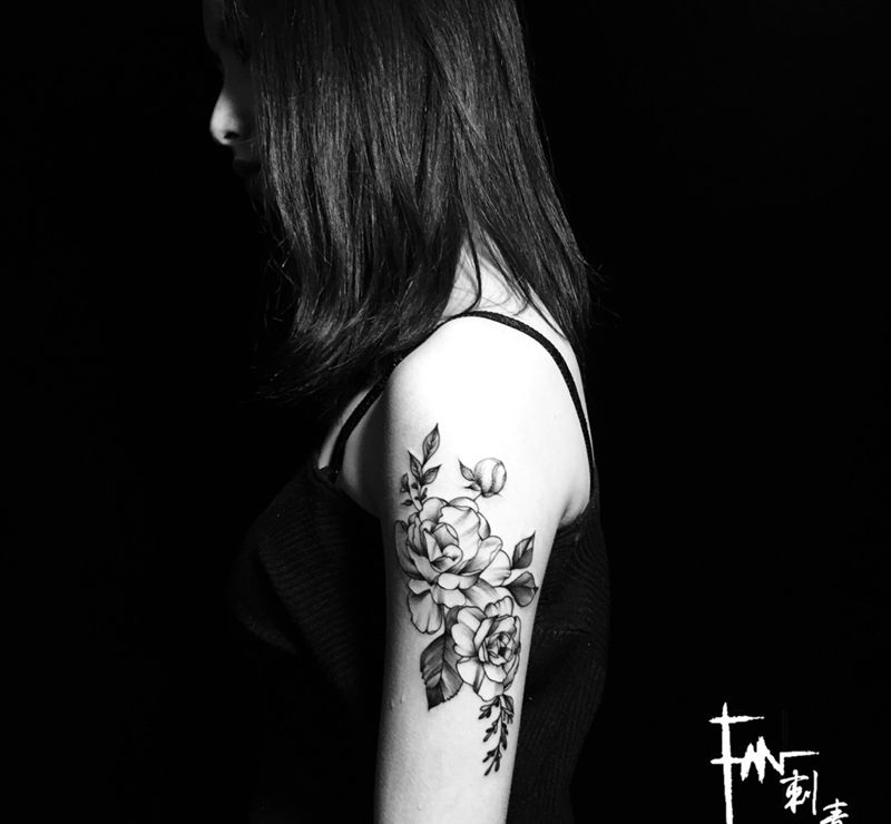 花卉纹身图片