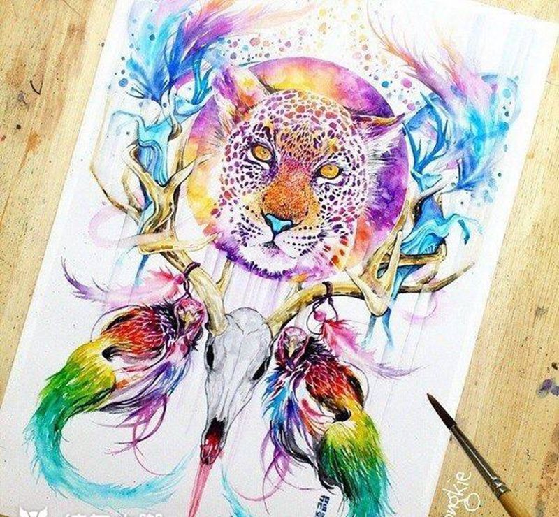 彩图喜欢来撩纹身图片