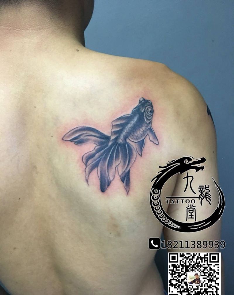 金鱼纹身图片