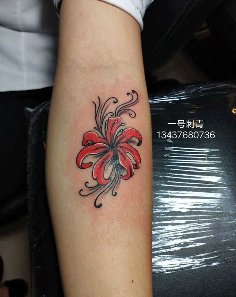 私人订制纹身图片_手臂花纹身图案