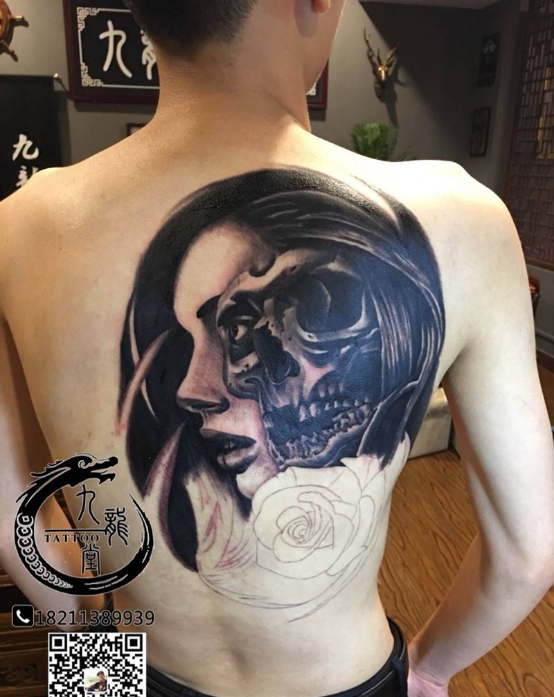 欧美图未完纹身图片