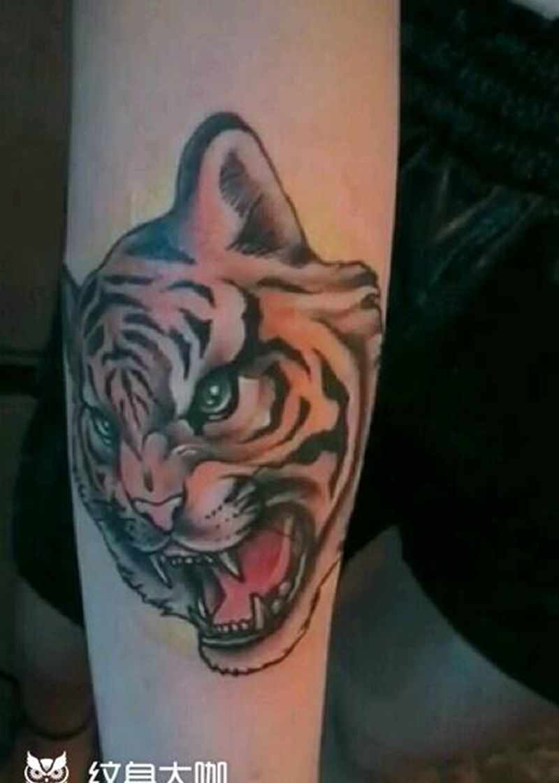 万兽之王。纹身图片