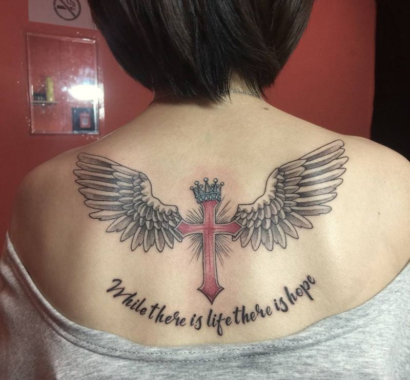 翅膀原创纹身图片