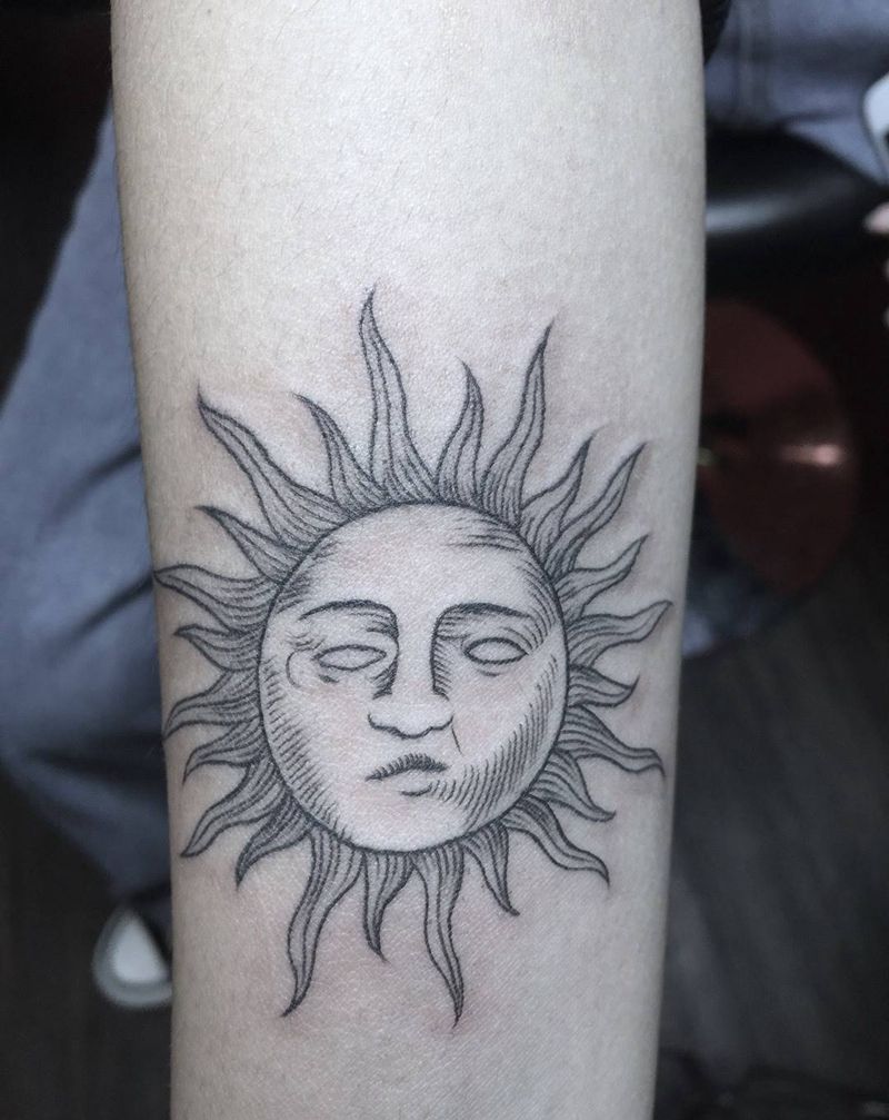 小图走一波纹身图片