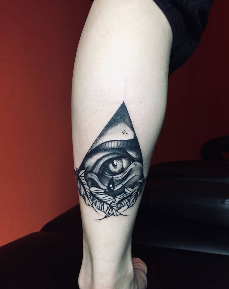 上帝之眼纹身图片